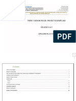 Grades 8 & 9 Term 3 Project Booklet PDF