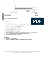 Predicted Paper 2 and 4 Version 2 and Solutions