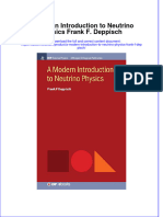 Ebook A Modern Introduction To Neutrino Physics Frank F Deppisch Online PDF All Chapter