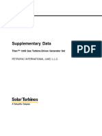 Supplementary Data: Titan™ 130S Gas Turbine-Driven Generator Set