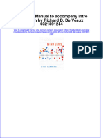 PDF Solutions Manual To Accompany Intro Stats 4Th by Richard D de Veaux 0321891244 Online Ebook Full Chapter