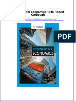 International Economics 18Th Robert Carbaugh Online Ebook Texxtbook Full Chapter PDF