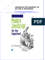 Modern Javascript For The Impatient 1St Edition Cay S Horstmann Online Ebook Texxtbook Full Chapter PDF