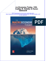 Ebook The Macro Economy Today 15Th Edition Bradley R Schiller Karen Gebhardt Online PDF All Chapter