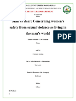 De Guzman Man Vs Bear Concerning Women's Safety From Sexual Violence As Living in The Man's World