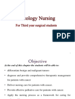 Introduction To Oncology Nursing
