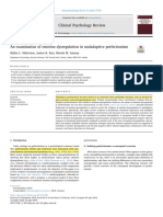 Malivoire. 2019. An Examination of Emotion Dysregulation in Maladaptive Perfectionism