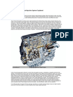 The Common Rail Diesel Injection System Explained: Technical Features