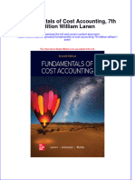 (Download PDF) Fundamentals of Cost Accounting 7Th Edition William Lanen Full Chapter PDF