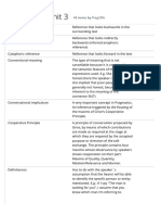 Pragmatics Unit 3 Flashcards Quizlet