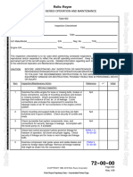 B17F Inspection Check Sheets