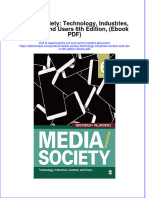 Media Society Technology Industries Content and Users 6Th Edition PDF Full Chapter PDF