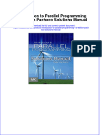 (Download PDF) Introduction To Parallel Programming 1st Edition Pacheco Solutions Manual Full Chapter