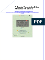 Full Download PDF of (Ebook PDF) Gender Through The Prism of Difference 6th Edition All Chapter