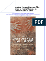 The Unstoppable Human Species The Emergence of Homo Sapiens in Prehistory John J Shea 2 Full Chapter PDF