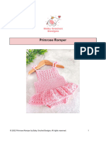 Primrose Romper by Baby Crochet Designs