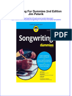 Dơnload Songwriting For Dummies 2nd Edition Jim Peterik Full Chapter