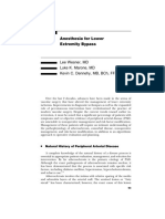 Wesner - Anesthesia For Lower Extremity Bypass