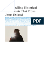 4 Compelling Historical Documents That Prove Jesus Existed