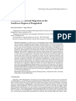 Dynamics of Internal Migration in The Southwest Region of Bangladesh