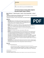 Vegetarian diets and blood pressure among white subjects- results from the Adventist Health Study-2 (AHS-2)