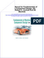Solution Manual for Fundamentals of Machine Component Design, 5th Edition, Robert C. Juvinall Kurt M. Marshek  download pdf full chapter
