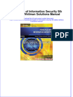 Principles of Information Security 5th Edition Whitman Solutions Manual instant download all chapter