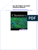 Chemistry 9th Edition Zumdahl Solutions Manual instant download all chapter