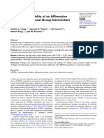 Assessing The Fidelity of An Af Firmative Cognitive Behavioral Group Intervention