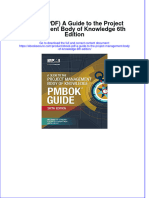 Ebook Download (Ebook PDF) A Guide To The Project Management Body of Knowledge 6th Edition All Chapter