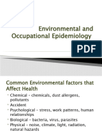 Unit - 4 Environmental and Occupational Epidemiology