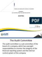 Issues in Internal and External Auditing (L1)