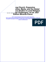 Hillsong Church: Expansive Pentecostalism, Media, and The Global City (Palgrave Studies in Lived Religion and Societal Challenges) 1st Ed. 2021 Edition Miranda Klaver Full Chapter Instant Download