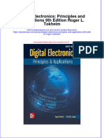 Digital Electronics: Principles and Applications 9th Edition Roger L. Tokheim Full Chapter Instant Download