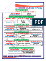 Schedule-JULY(25-07-2024)