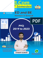 4th Sem (Ed & Be) Pyq - MCQ 2019 To 2023