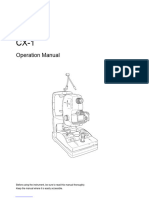 Canon CX-1 Operations Manual