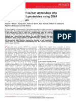 Hareem T. Maune Et Al - Self-Assembly of Carbon Nanotubes Into Two-Dimensional Geometries Using DNA Origami Templates