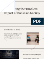 The Timeless Impact of Books On Society