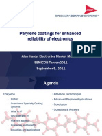 Parylene Coatings For Enhanced Reliability of Electronics - Semicon Taiwan 2011