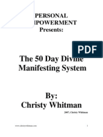 50 Day Divine Manifesting Activities Book