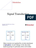 Signal Transduction: Biochemistry of Metabolism