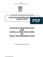 2 - A - Technical - Bid - Part - II - Supply - Erection - of - 220kV - Lines PDF