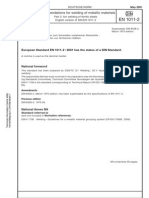 1011-2e DIN en Ion For Arc Welding of Ferritic Steel