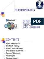 Bluetooth Technology: Presentation On