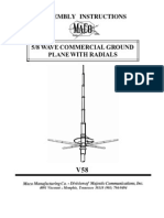 Assembly Instructions: 5/S Wave Commercial Ground Plane With Radials