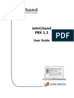 Info@Hand PBX 1.0 User Guide