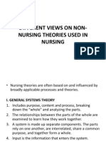 Different Views On Non-Nursing Theories Used in Nursing