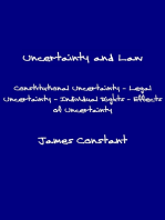Uncertainty and Law