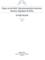 Papers on the field: Telecommunication Economic, Business, Regulation & Policy